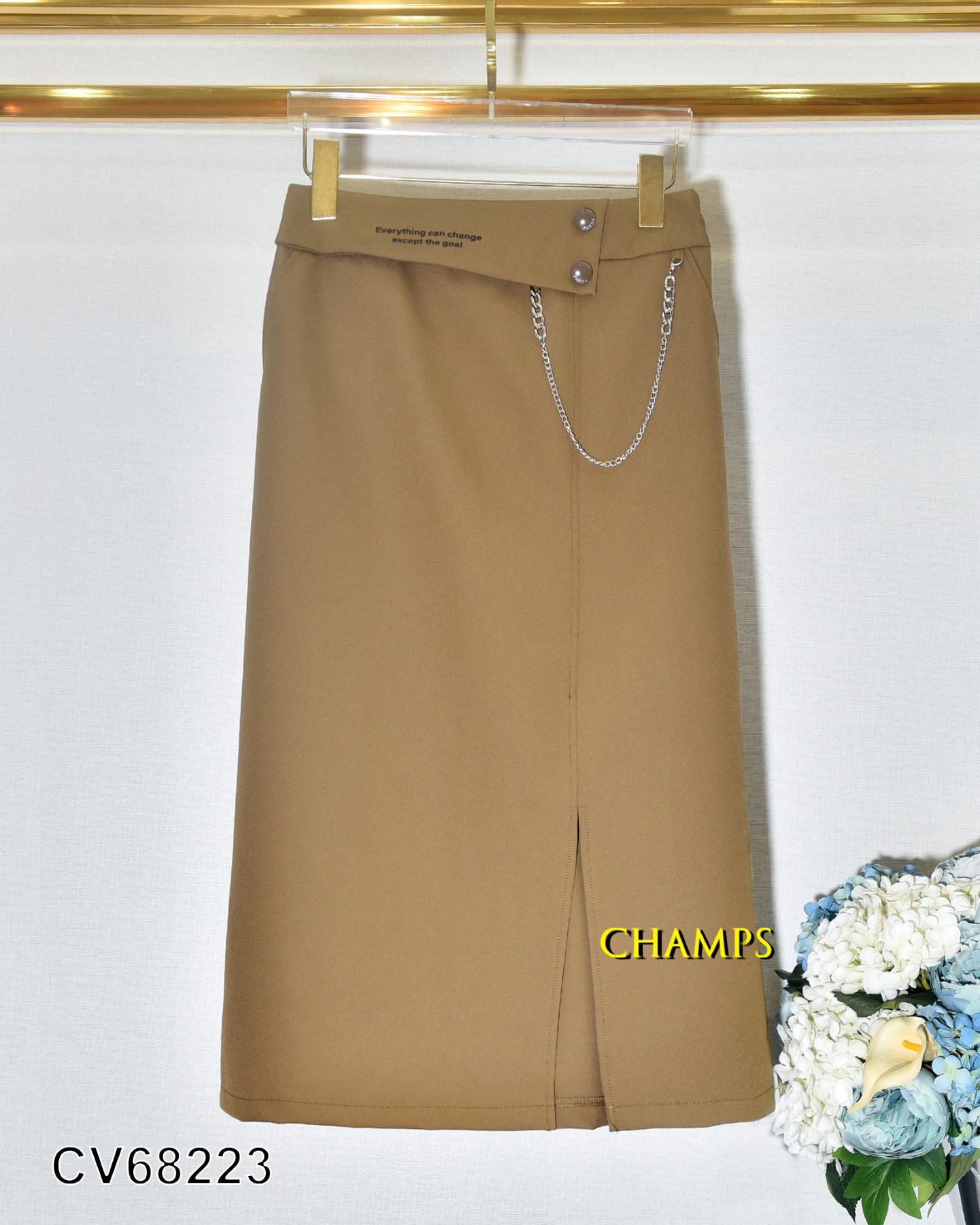CHÂN VÁY NÂU DÀI KHOEN 68223