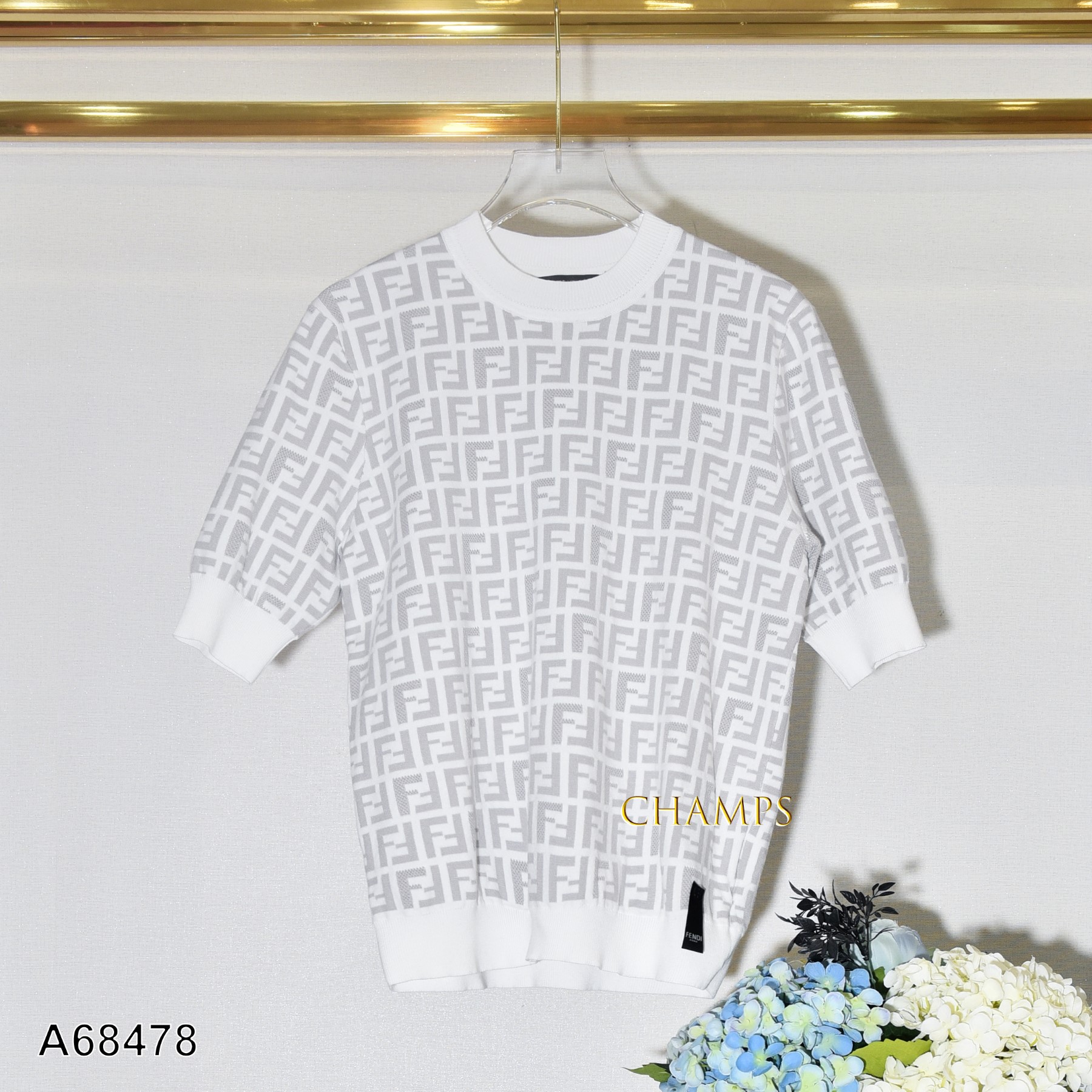 ÁO LEN FENDI XÁM 68478