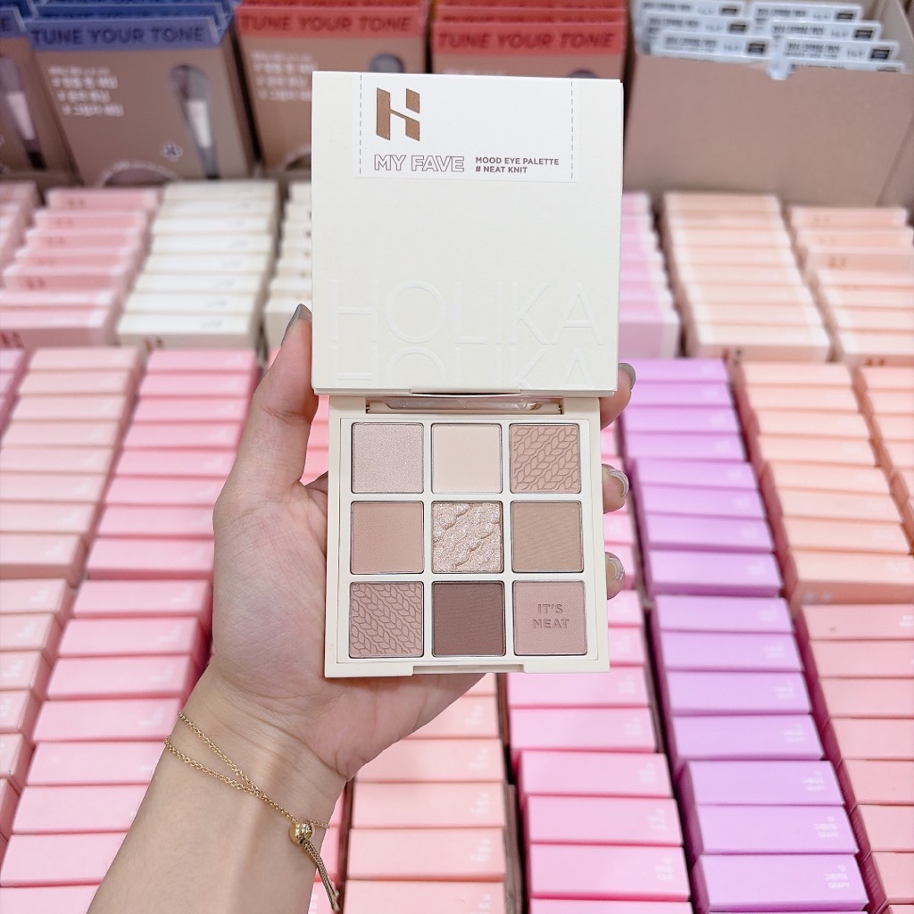VAT - [ PEONYNK ] Bảng Mắt HOLIKA HOLIKA My Fave Mood Eye 9 ô