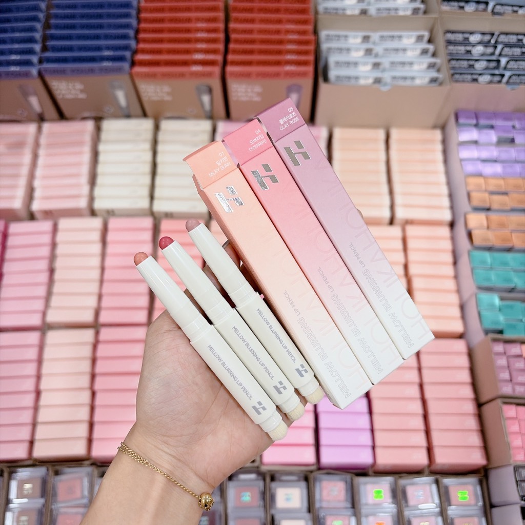 VAT - [ PEONYNK ] Chì Môi HOLIKA HOLIKA Mellow Blurring Lip Pencil