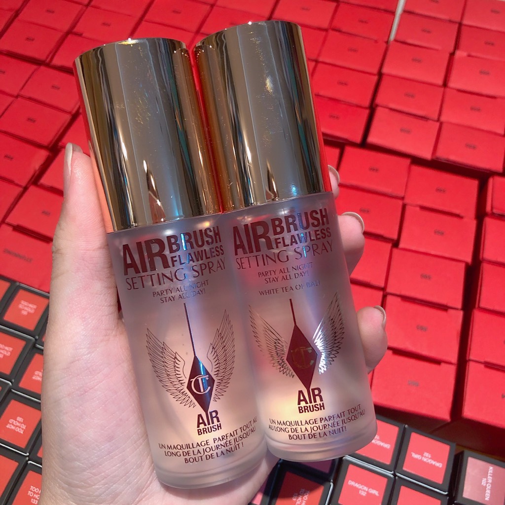 Xịt Khóa Makeup Charlotte AirBrush Flawlers