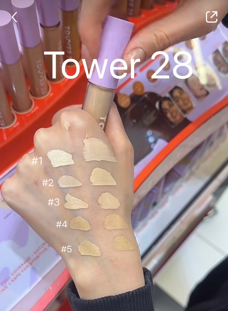 Che Khuyết Điểm Tower 28 Swipe All Over Hydrating Serum Concealer 6.5ml