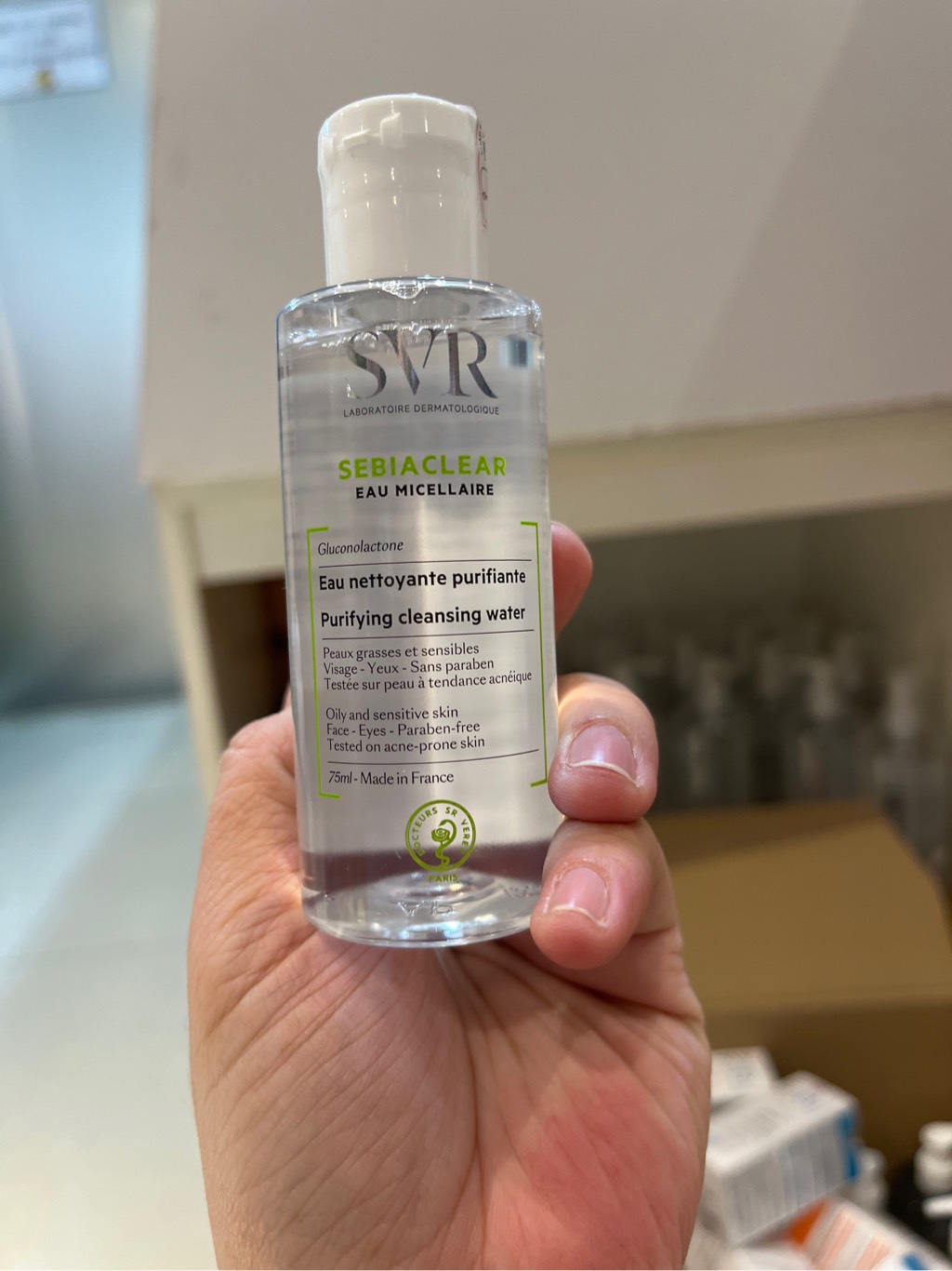 VAT - Tẩy trang SVR Micellar Sebiaclear Eau Micellaire CT