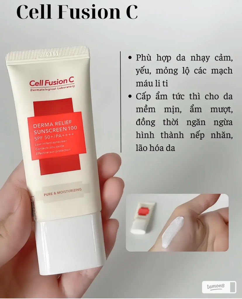Kem Chống Nắng Cell Fusion C Brightening Tone Up Care SPF50 CT