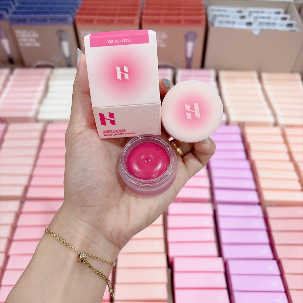VAT - [ PEONYNK ] Son Bùn HOLIKA HOLIKA Melting Blur Lip Pot 5g