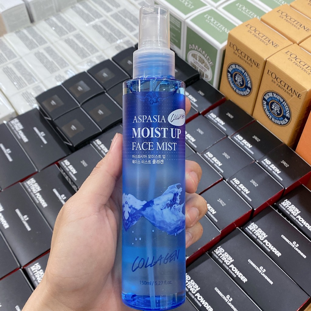 Xịt Khoáng Aspasia Moist Up Face Mist 150ml