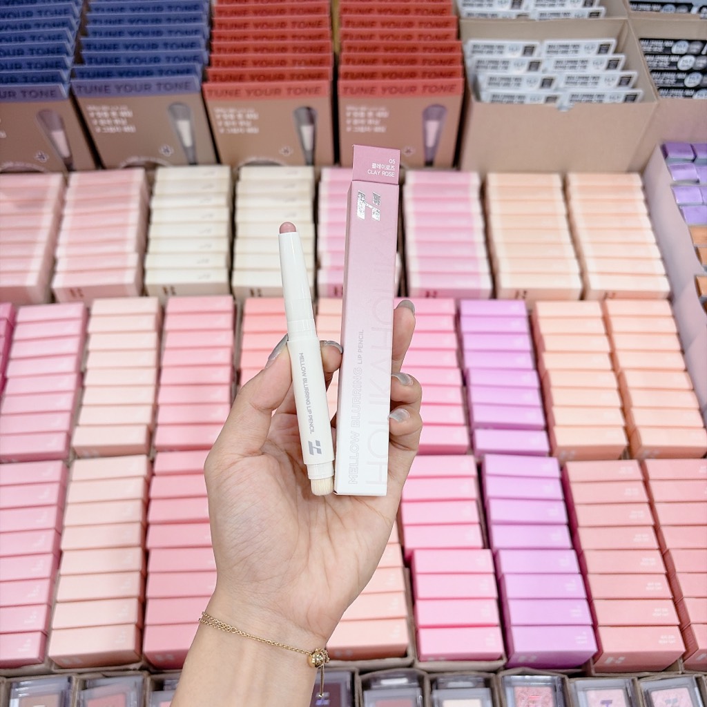 VAT - [ PEONYNK ] Chì Môi HOLIKA HOLIKA Mellow Blurring Lip Pencil