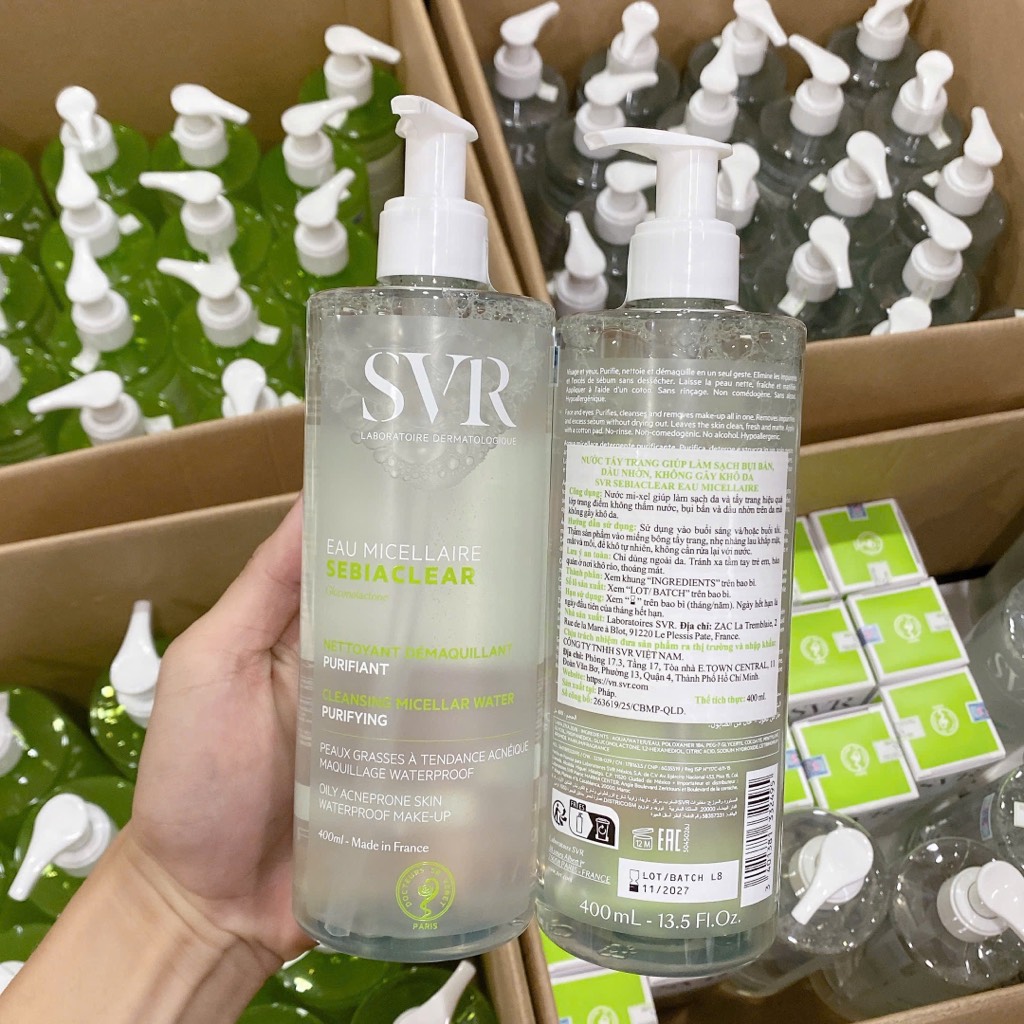 VAT - Tẩy trang SVR Micellar Sebiaclear Eau Micellaire CT