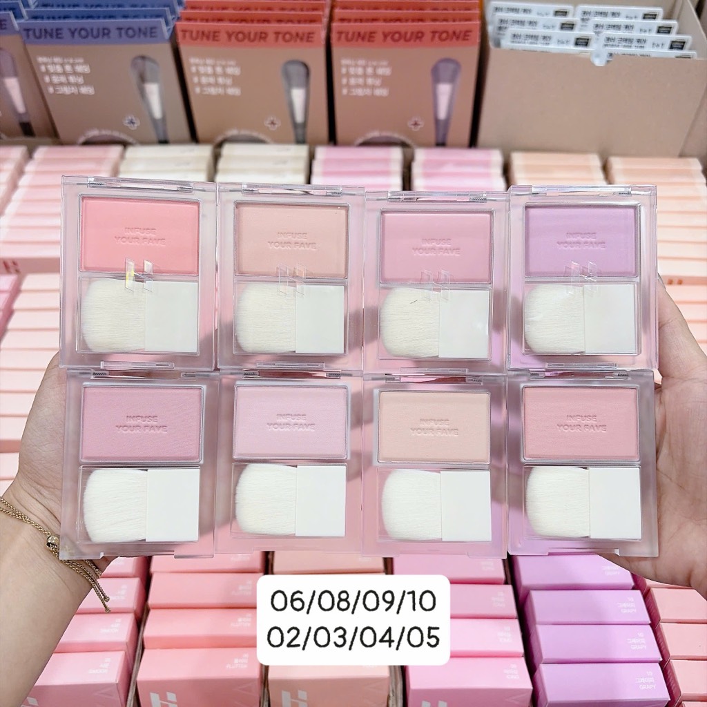 VAT - [ PEONYNK ] Má Hồng HOLIKA HOLIKA My Fave Infusing Blush 5.5g