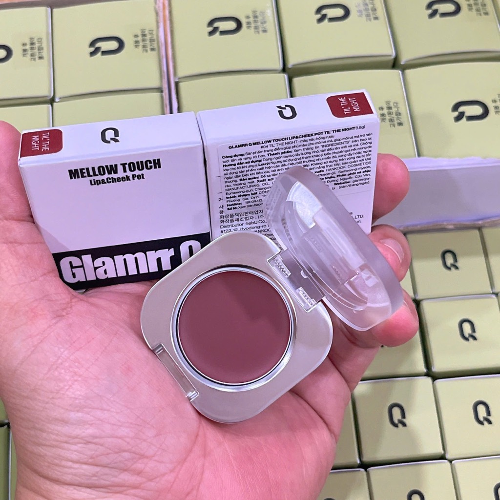 Son & Má hồng GLAMRR Q Mellow Touch Lip Cheek Pot 1.8g
