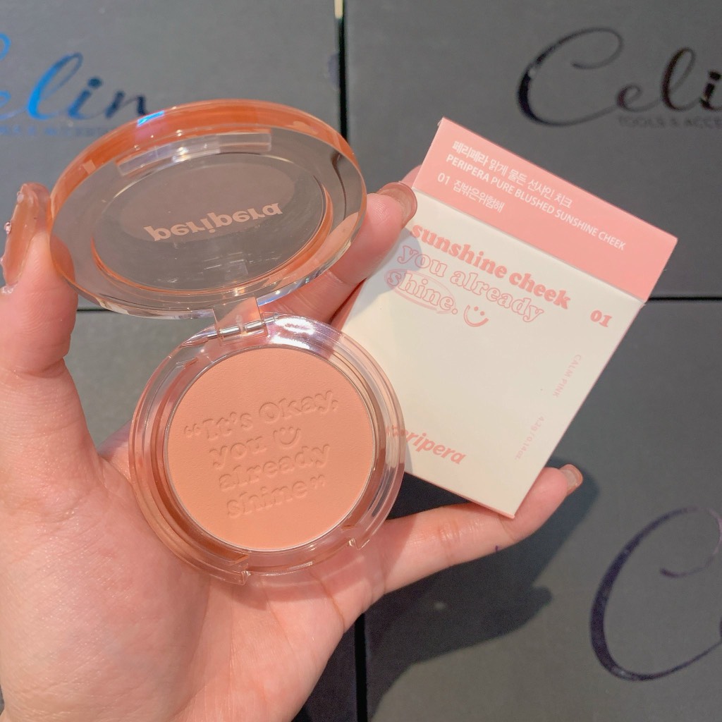 Má hồng Peripera Pure Sunshine Cheek
