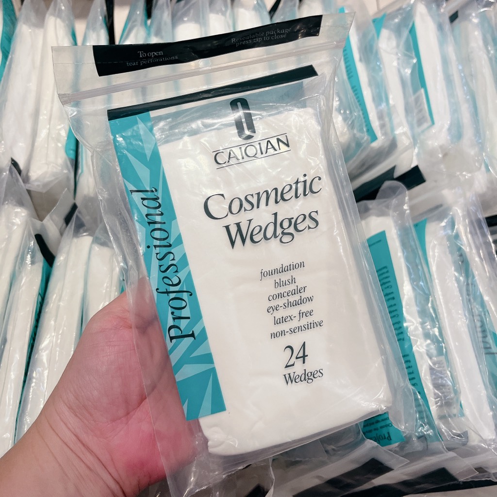 Bông Mút Caiqian Cosmetic Wedges 24 Wedges