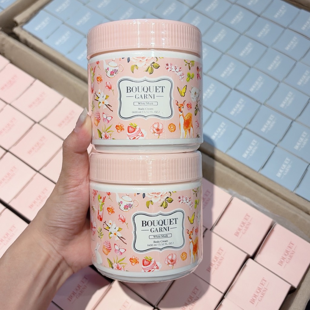 Kem Dưỡng Ẩm Body Cream BOUQUET GARNI Deep Nourishing 400ml