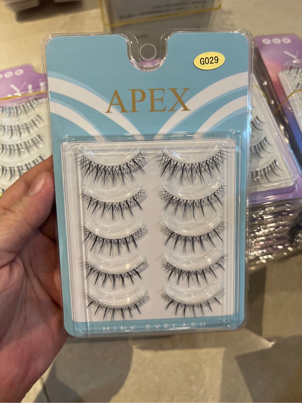 Set Mi Giả 5 Cặp Apex Trong