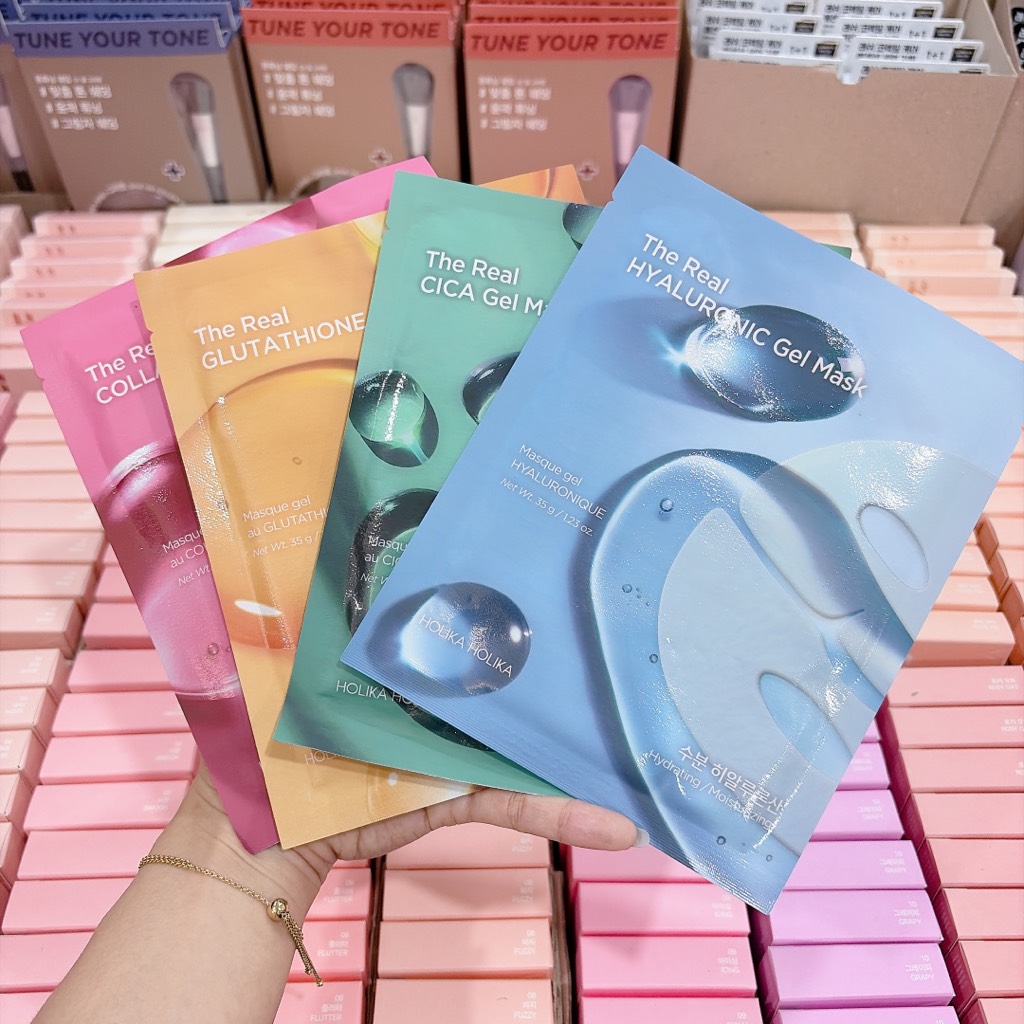 VAT - [ PEONYNK ] Mặt Nạ Thạch HOLIKA HOLIKA The Real Gel Mask 35g
