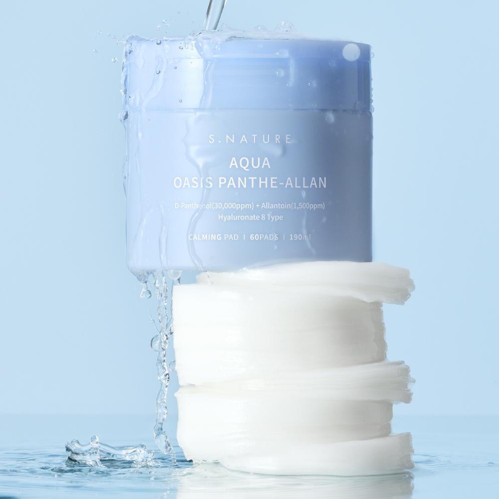 Toner Pad S.Nature Aqua Oasis Panthe Allan 60 miếng