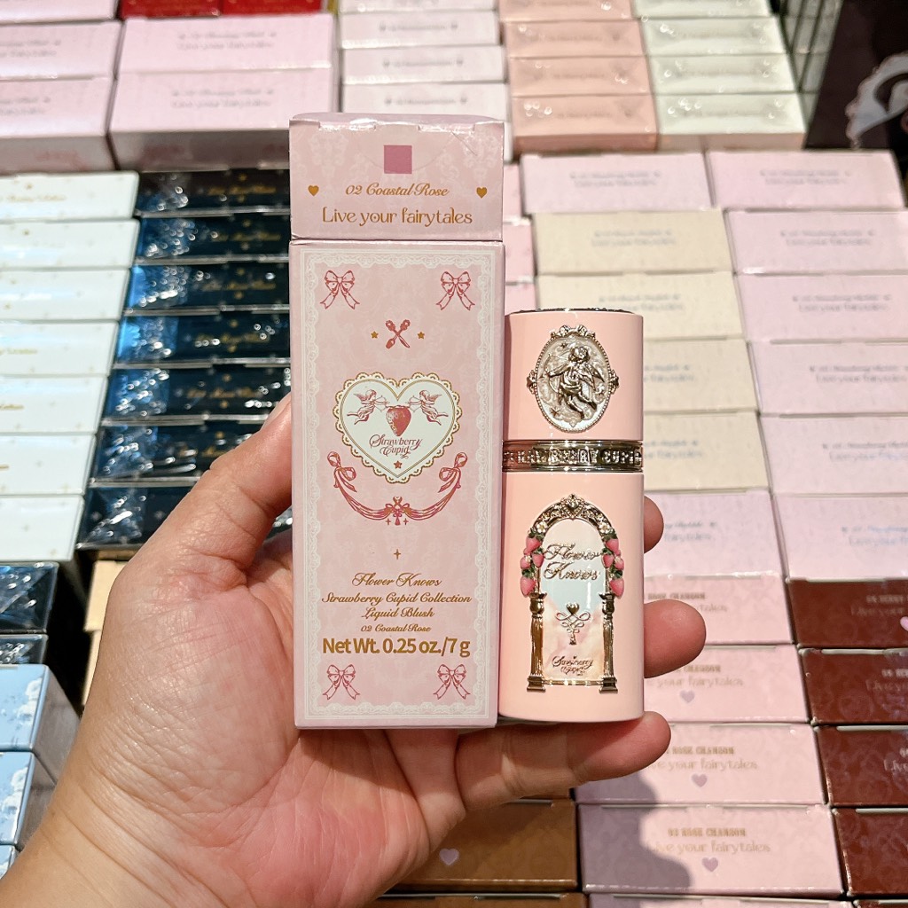 Má Hồng Kem Flower Knows Strawberry Cupid 7g