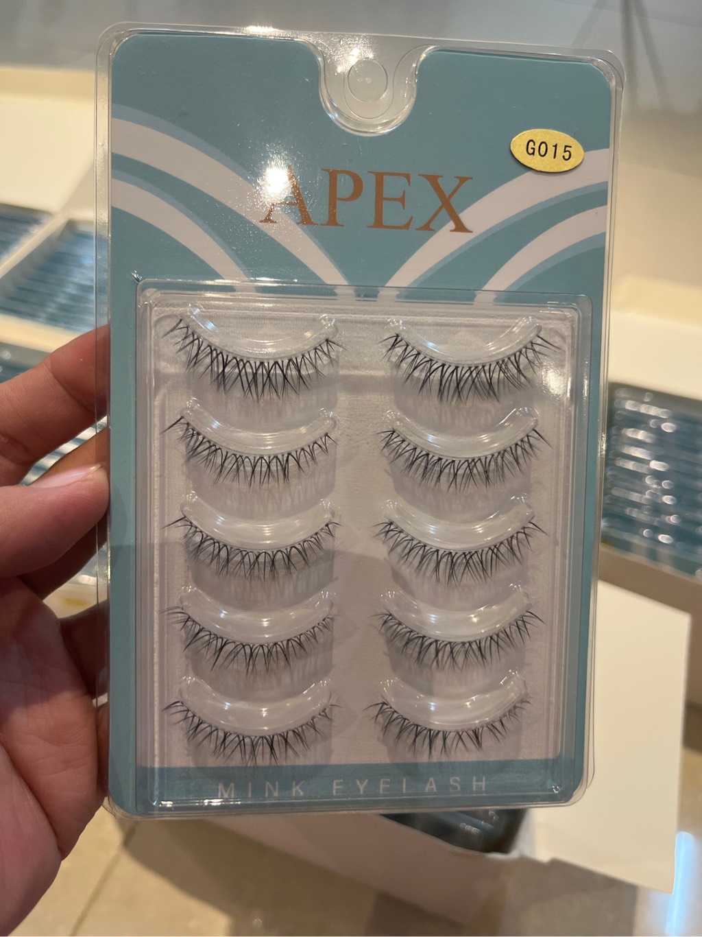 Set Mi Giả 5 Cặp Apex Trong