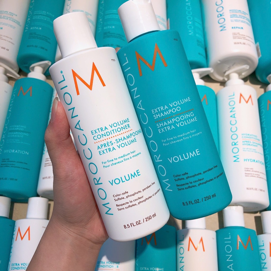 Cặp Gội xả Moroccanoil 250ml - Volume