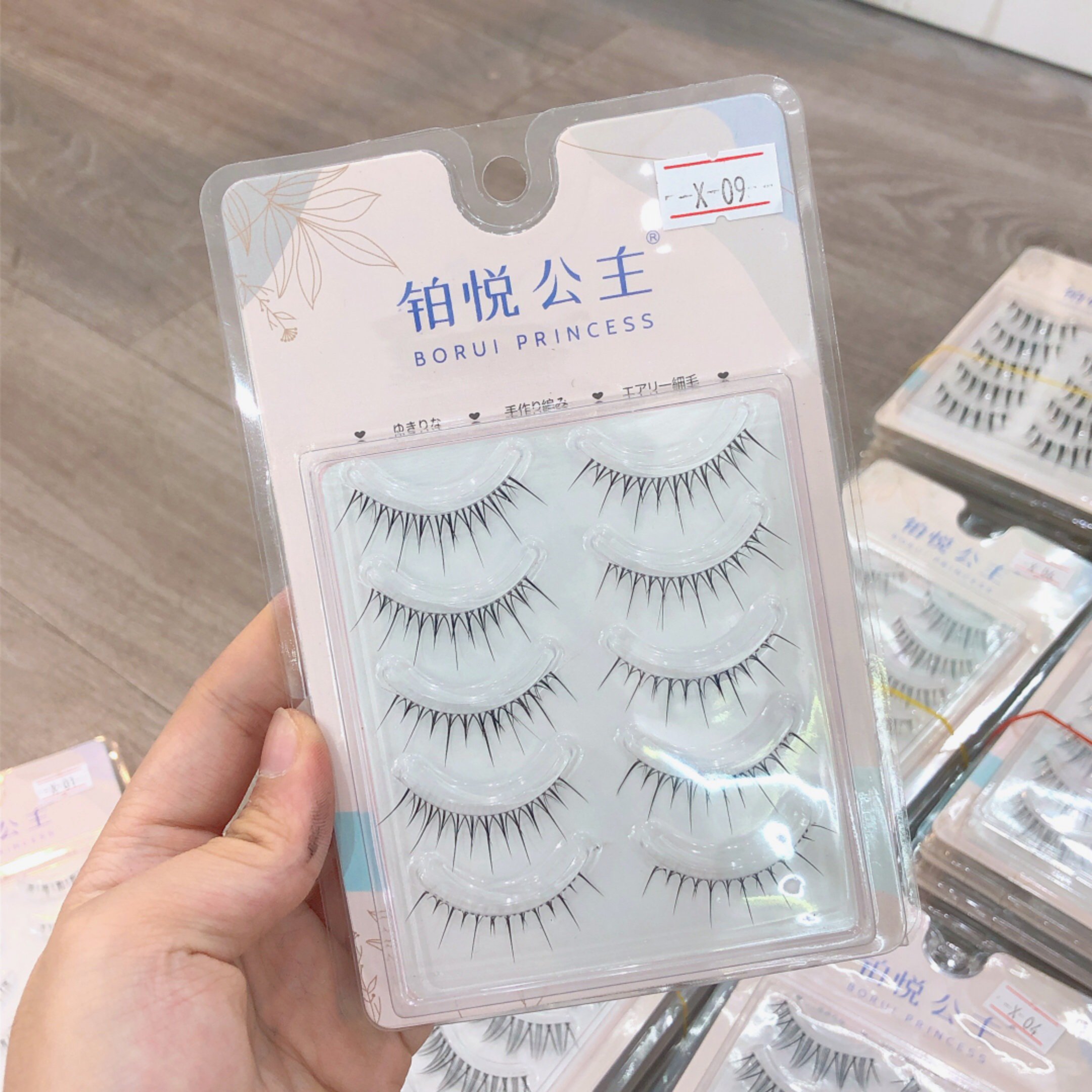 Mi Giả 5 Cặp Borui Princess