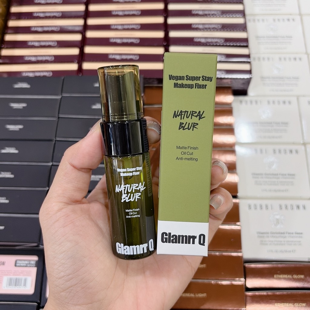 Xịt Makeup GLAMRR Q Vegan Super Stay Make Up Fixer CT