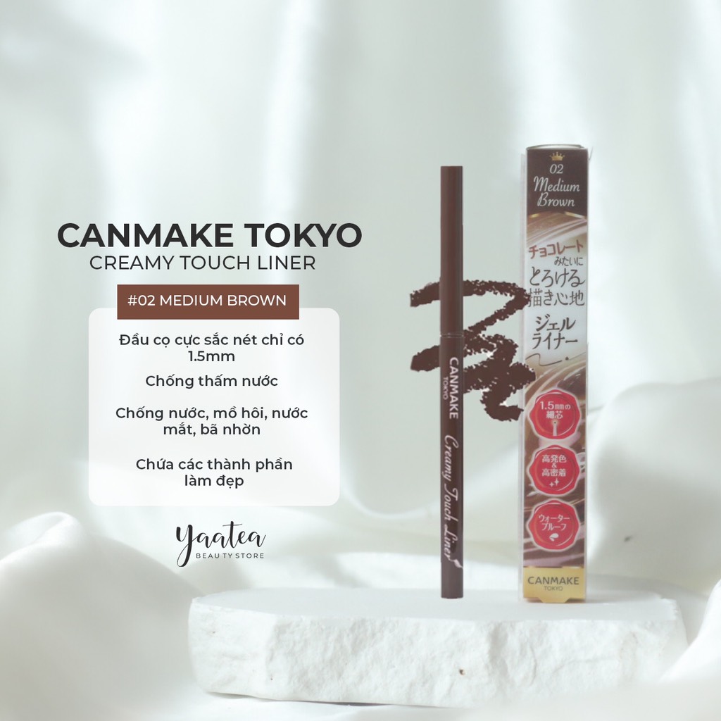 Bút Kẻ Mắt Canmake Tokyo Creamy Touch Liner