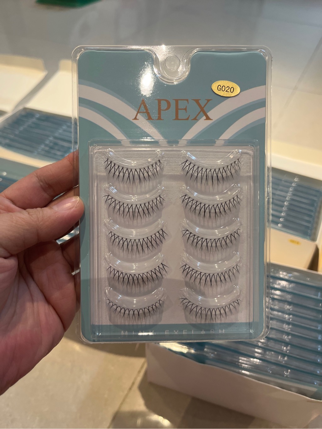 Set Mi Giả 5 Cặp Apex Trong