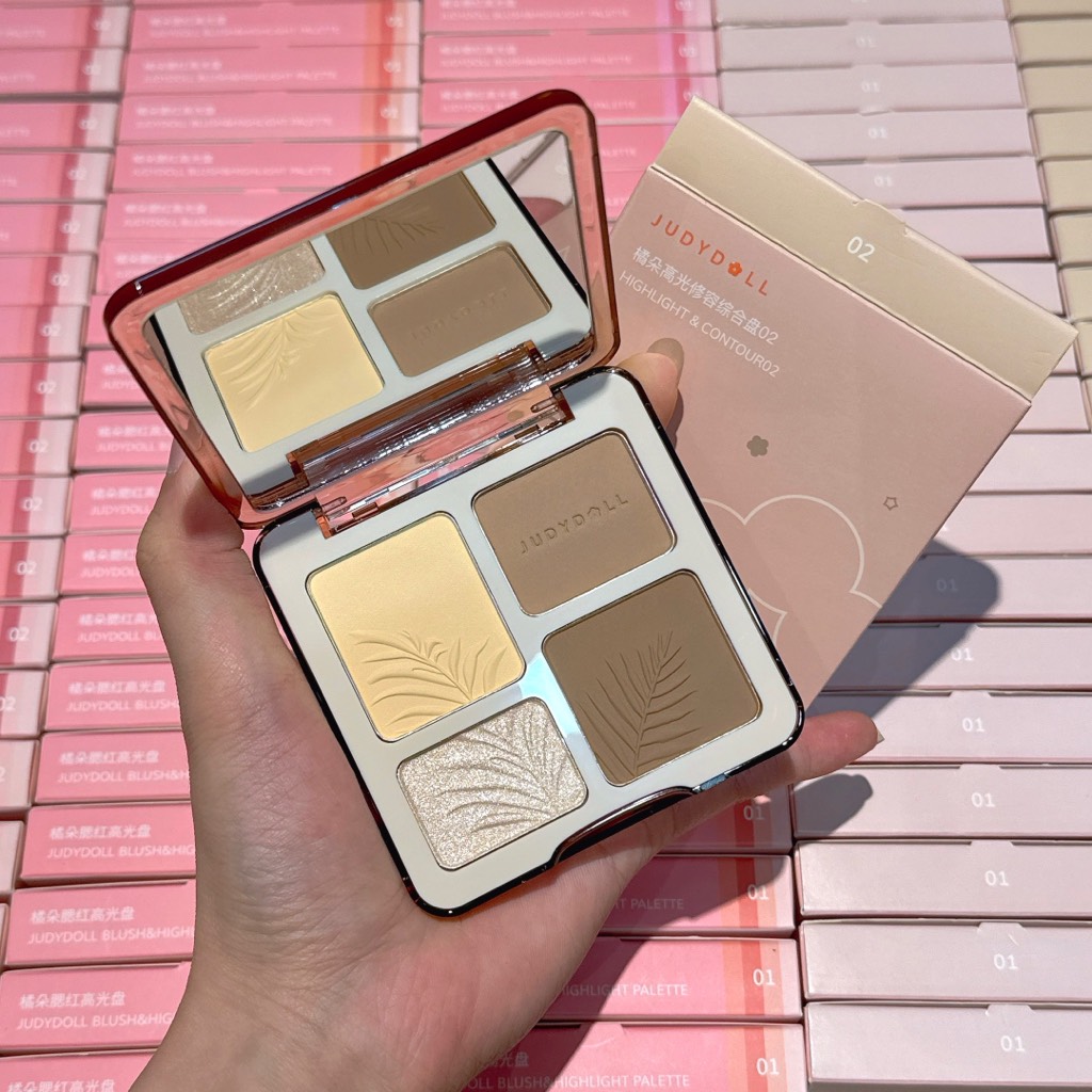 Bảng Highlight & Contour JUDYDOLL 4ô