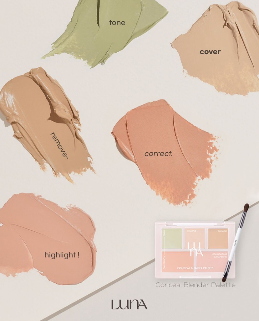 Bảng Che khuyết điểm/Triệt sắc Conceal Blender LUNA