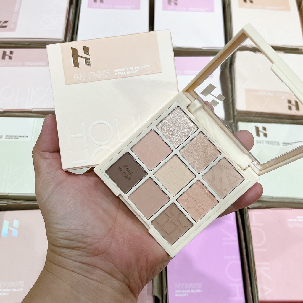 VAT - [ PEONYNK ] Bảng Mắt HOLIKA HOLIKA My Fave Mood Eye 9 ô