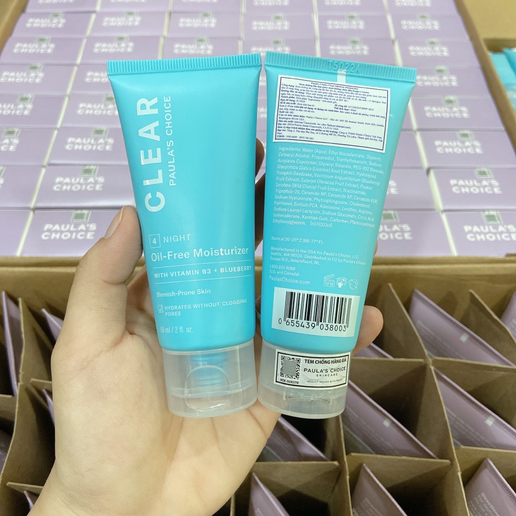 Kem Dưỡng Paula's Choice Clear Oil-Free Moisturizer (Da Mụn)