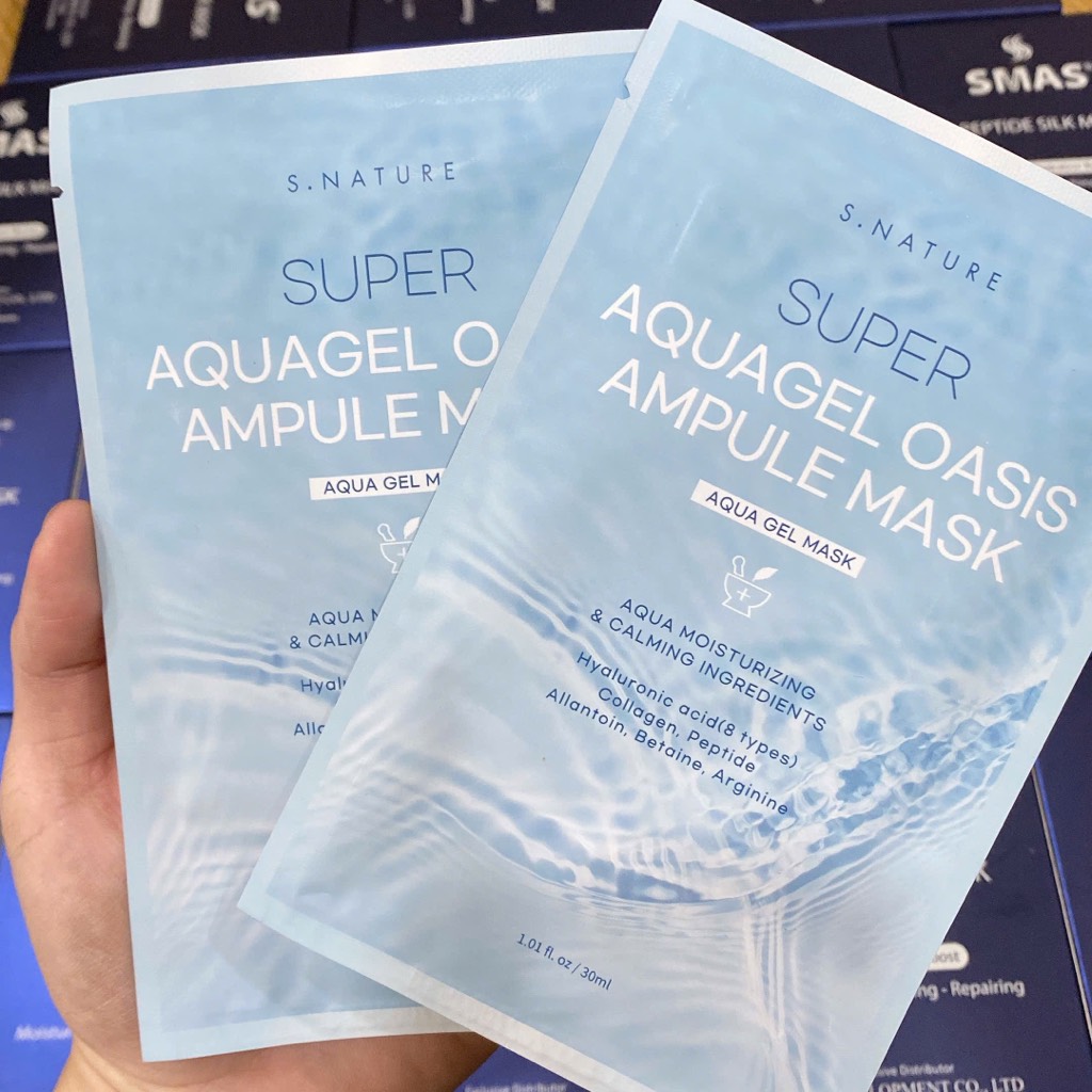 VAT - [ PEONYNK ] Mặt Nạ S.Nature Aquagel Oasis Ampule