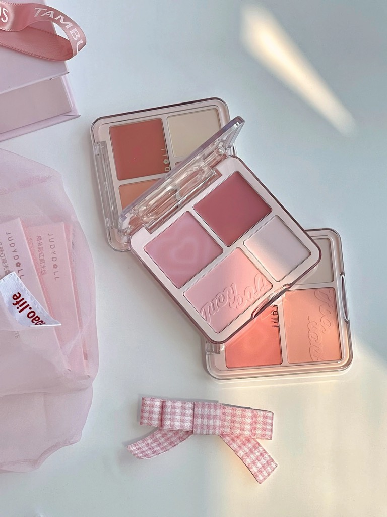 Bảng Highlight & Má Hồng JUDYDOLL 4 ô