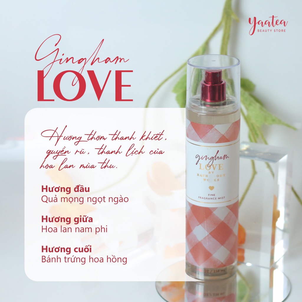Xịt thơm Bath & Body Works 236ml