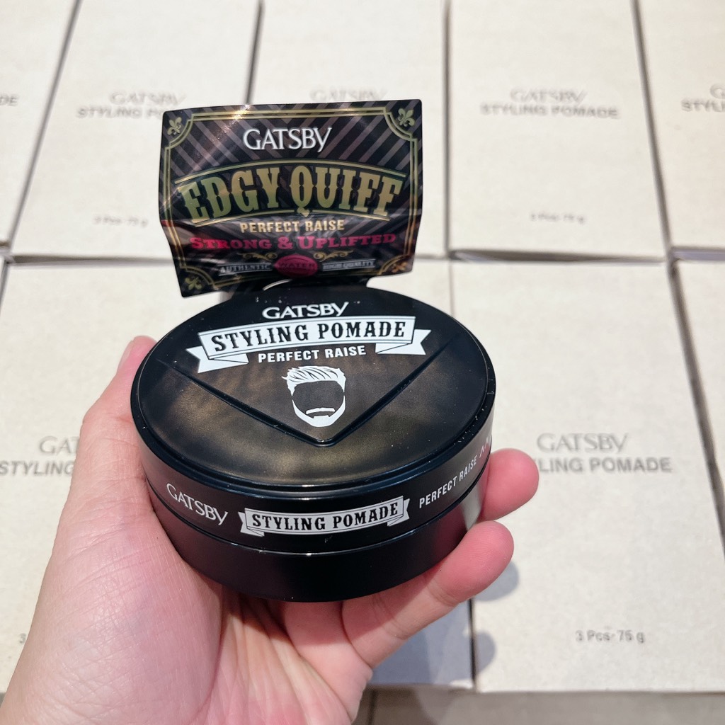 Sáp Gatsby styling pomade perfect raise 75g (Đen)