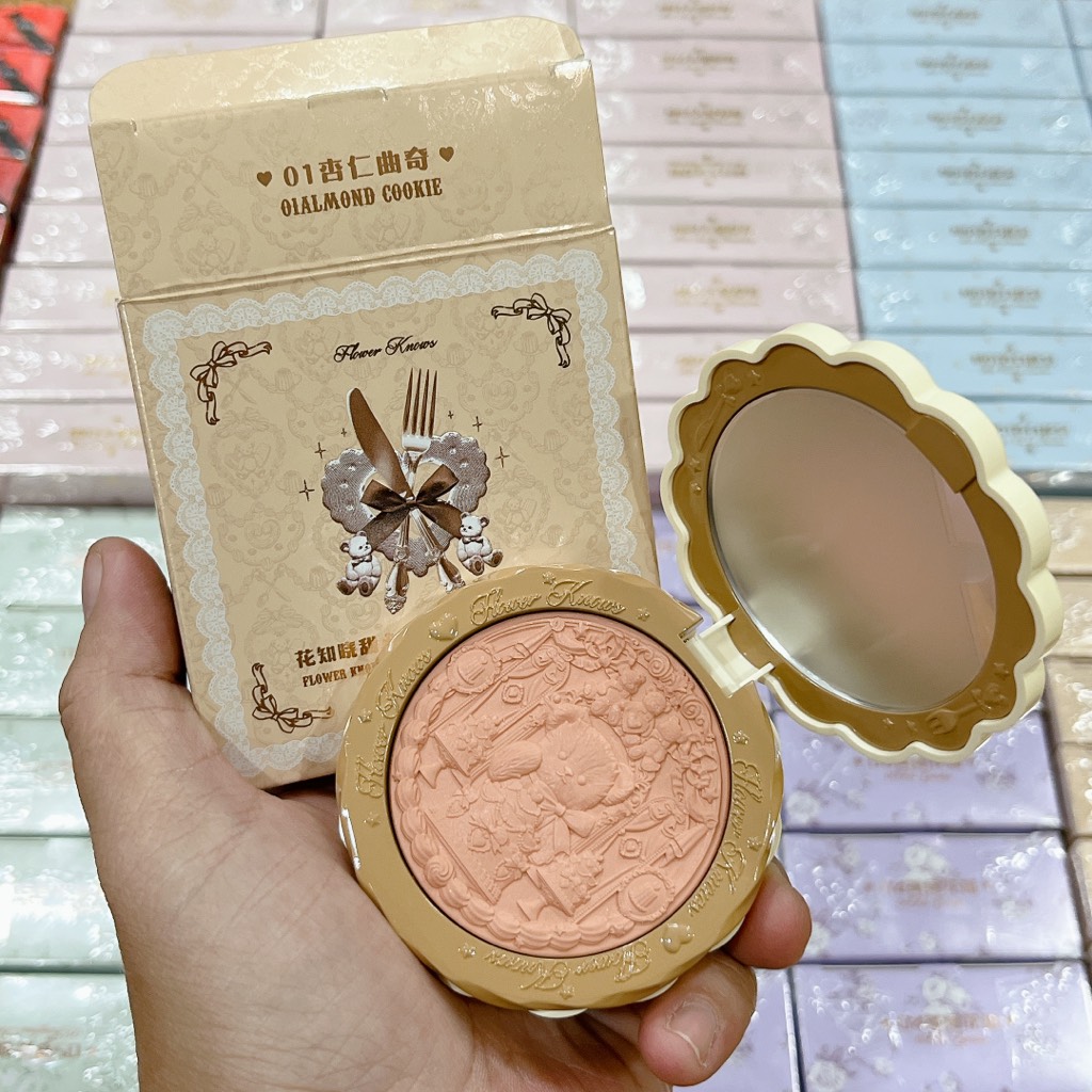 Má Hồng Flower Knows The Sweetie Bear Silk Satin 5g