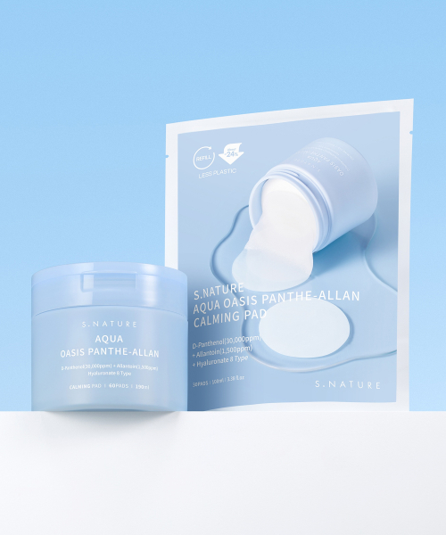 Toner Pad S.Nature Aqua Oasis Panthe Allan 60 miếng