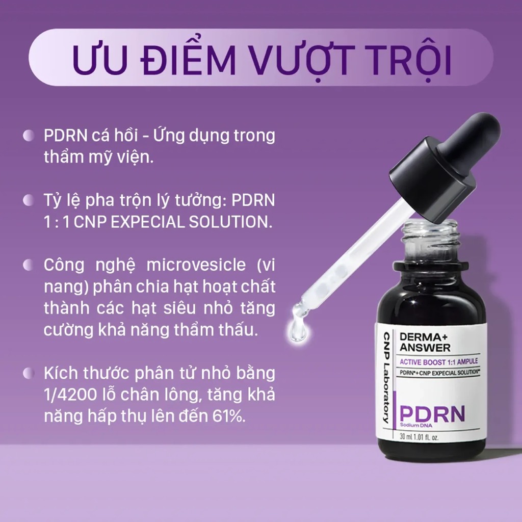 Serum CNP Derma + Answer Active Boost PDRN Ampoule 30ml