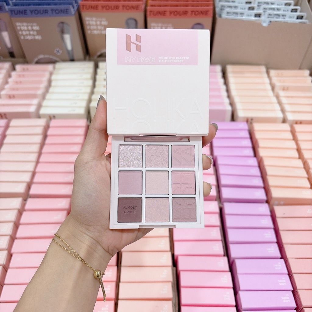 VAT - [ PEONYNK ] Bảng Mắt HOLIKA HOLIKA My Fave Mood Eye 9 ô