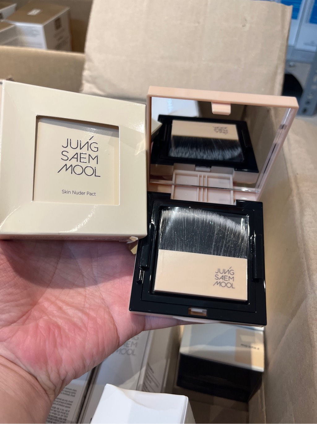 Phấn nén Jung Saem Mool Skin Nuder Pact