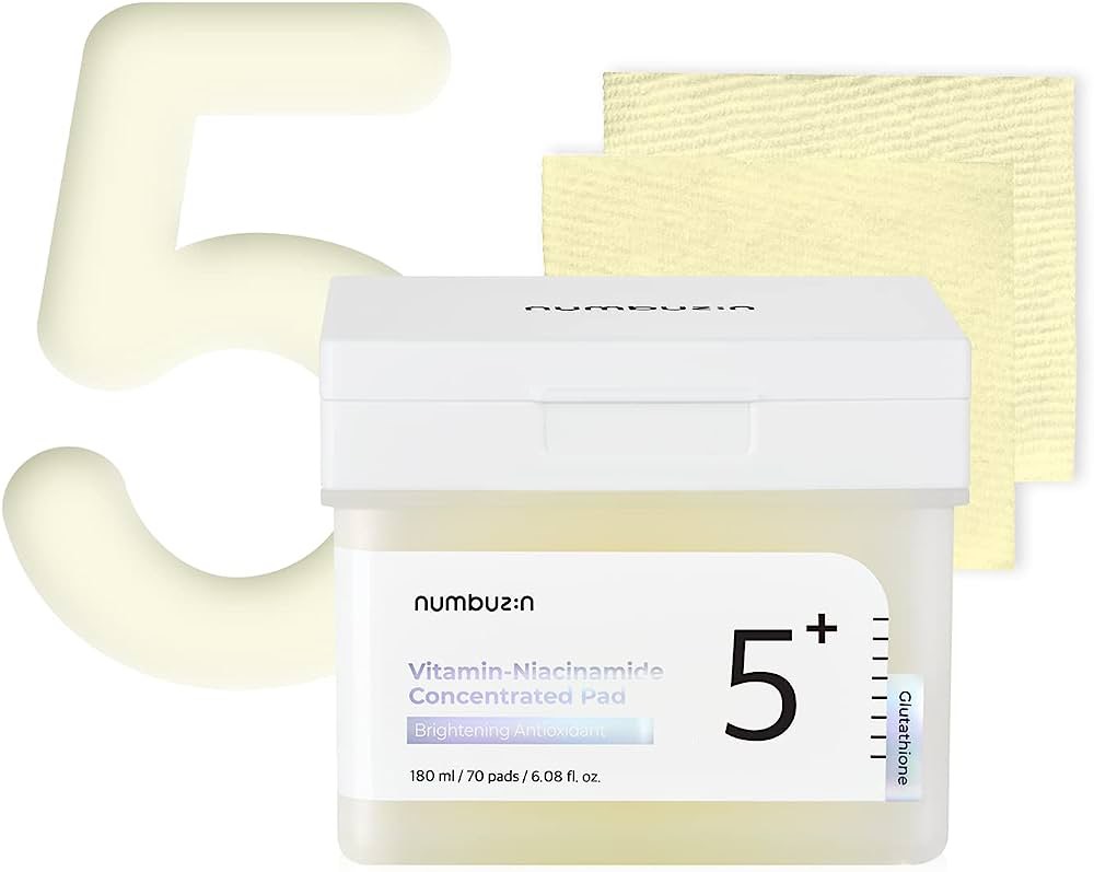 Toner Pad Numbuzin 5+ Vitamin - Niacinamide Concentrated