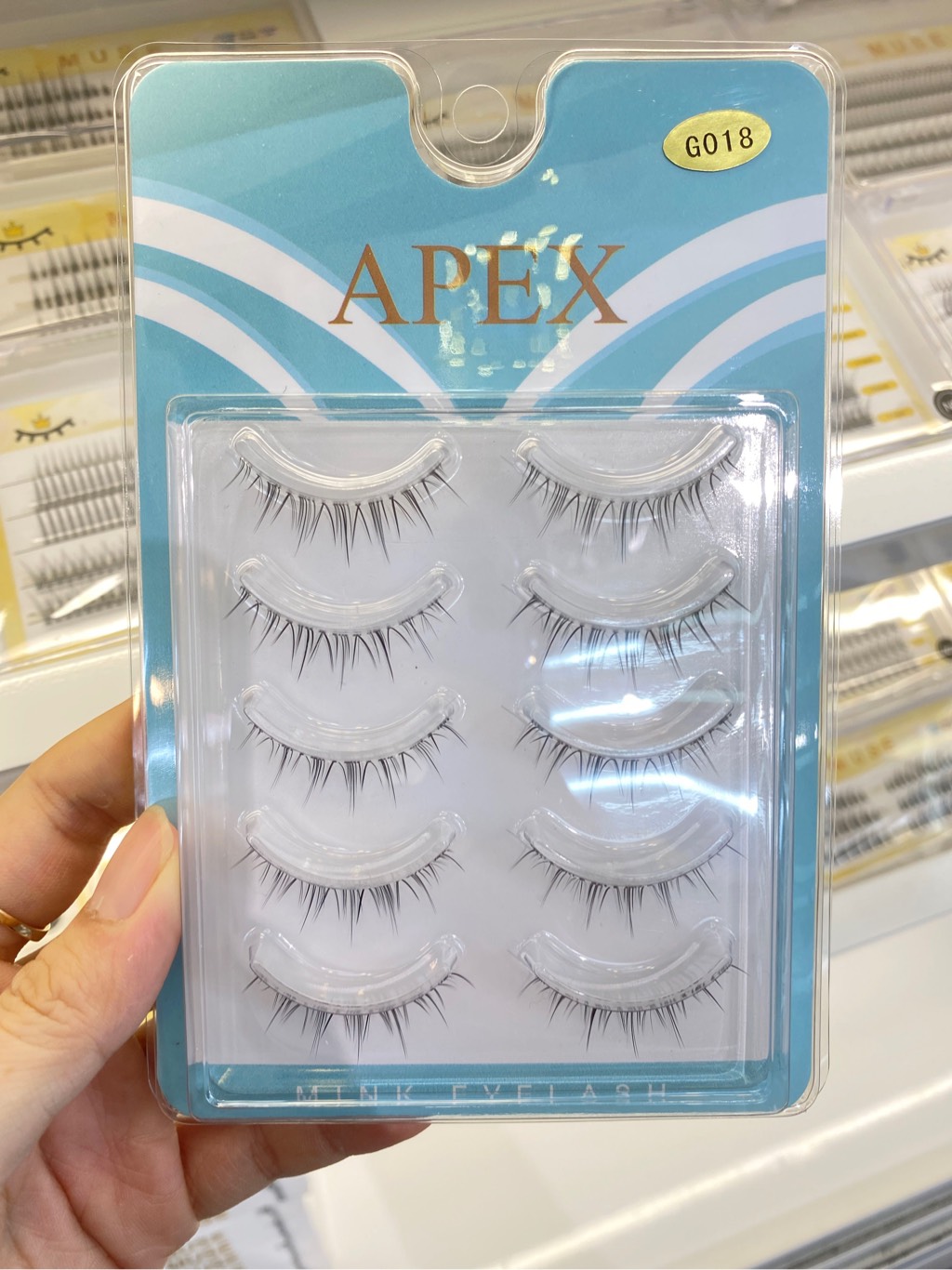 Set Mi Giả 5 Cặp Apex Trong