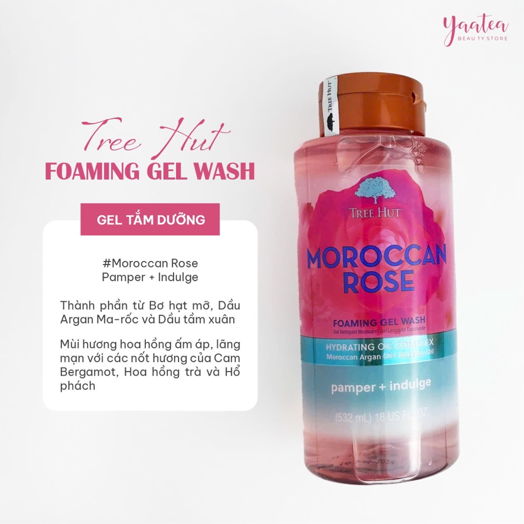 Gel Tắm Tree Hut Foaming Wash 532ml