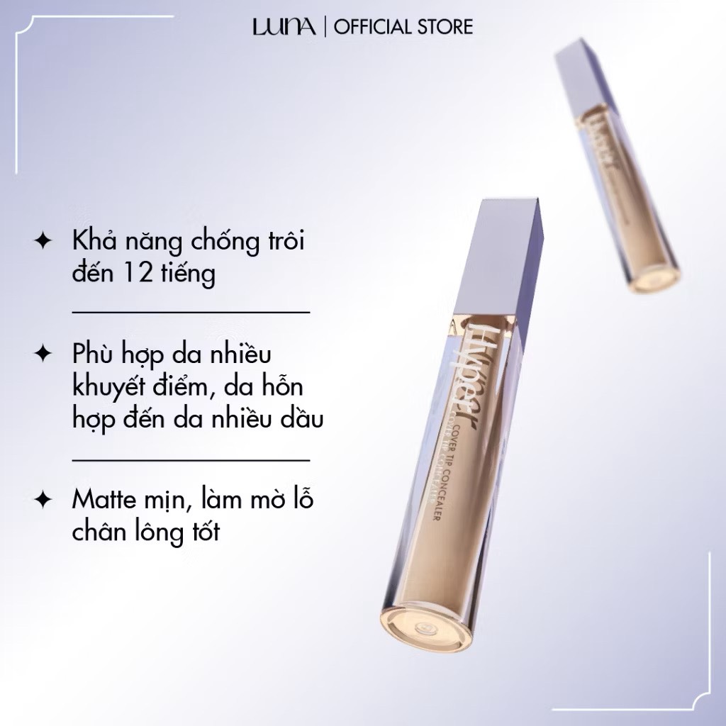 Che Khuyết Điểm Luna Hyper Cover Tip Concealer 6g CT