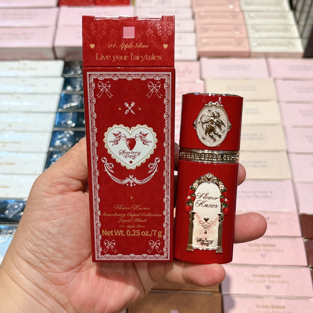 Má Hồng Kem Flower Knows Strawberry Cupid 7g