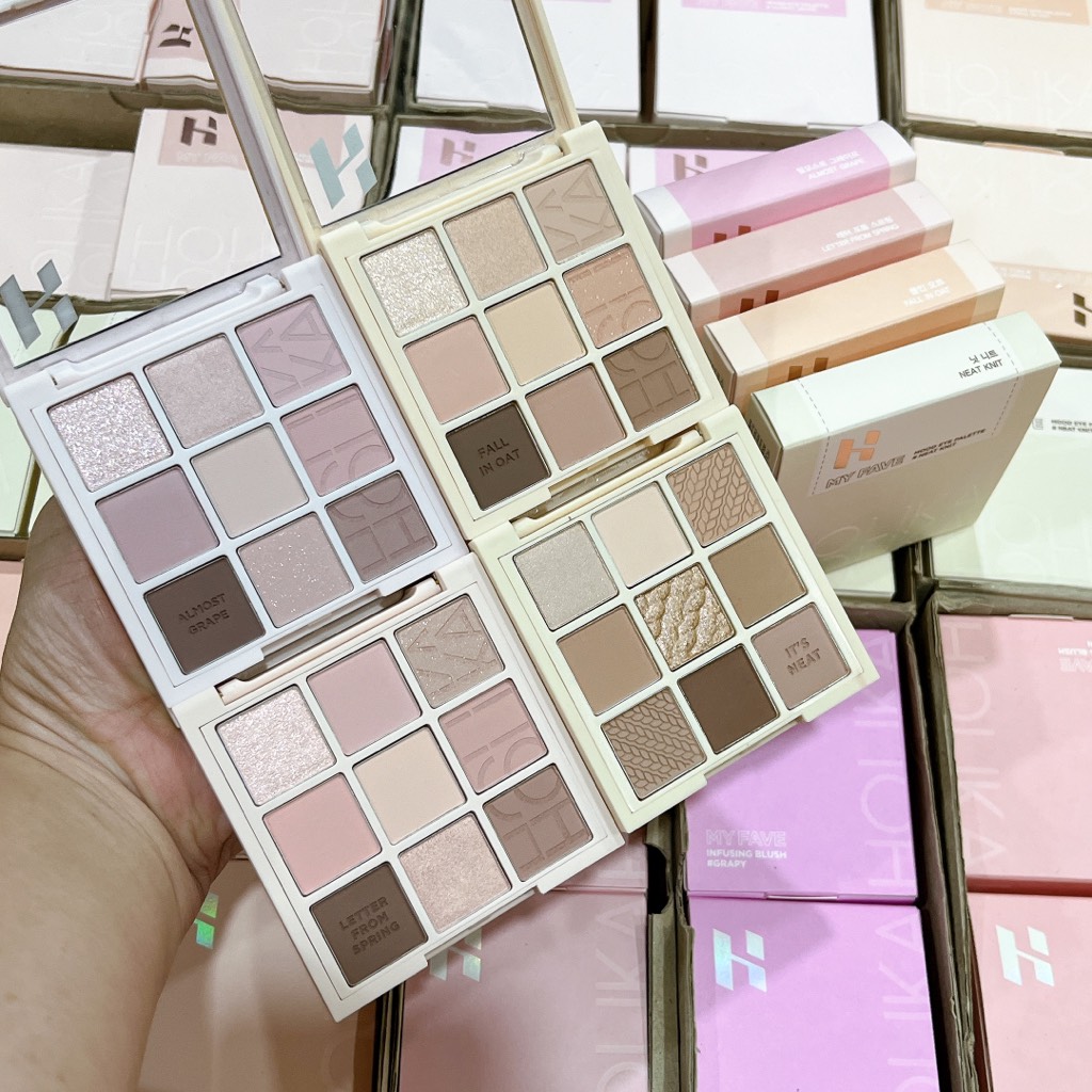 VAT - [ PEONYNK ] Bảng Mắt HOLIKA HOLIKA My Fave Mood Eye 9 ô