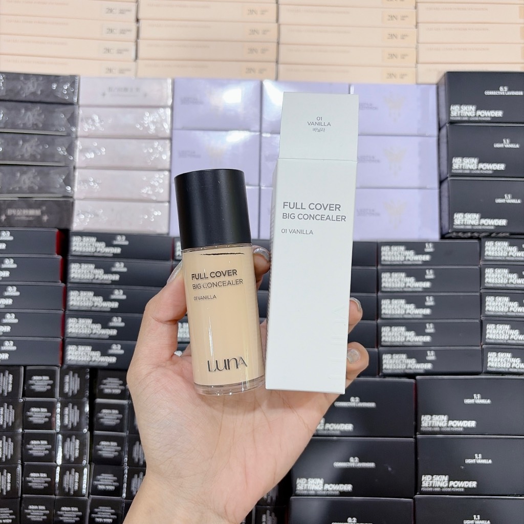Che khuyết điểm LUNA Full Cover Big Concealer 40g