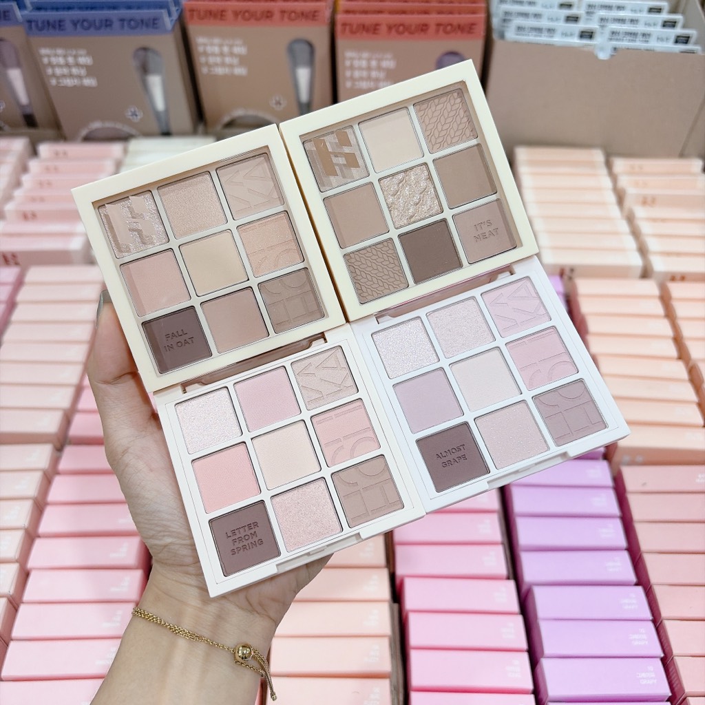 VAT - [ PEONYNK ] Bảng Mắt HOLIKA HOLIKA My Fave Mood Eye 9 ô