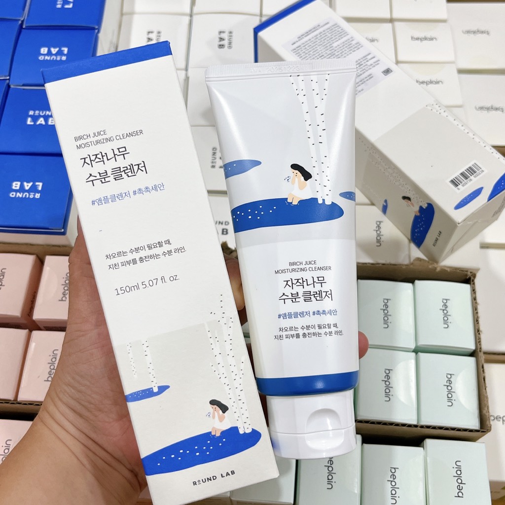 Sữa Rửa Mặt Round Lab Birch Juice Moisturizing 150ml