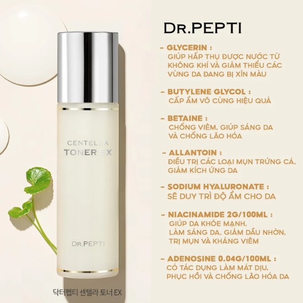 VAT - Toner Dr.Pepti Centella Ex CT 180ml